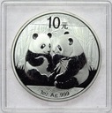 10 Juanów Yuanów Panda 2009 Fabulous Uncja SREBRO