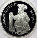10 zł złotych 1996 Zygmunt II August PÓŁPOSTAĆ