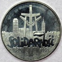 100000 zł złotych 1990 Solidarność TYP A SREBRO
