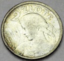 2 zł złote 1924 Kobieta i kłosy żniwiarka RZADKA