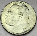 10 zł złotych 1937 Józef Piłsudski SREBRO