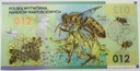 Banknot testowy PWPW Pszczoła Miodna (2) POLIMER