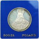500 zł złotych 1987 Kazimierz III Wielki SREBRO