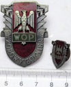 Odznaka Wzorowy Żołnierz WOP + Miniaturka