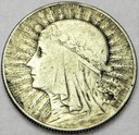 5 zł złotych 1932 Głowa kobiety Polonia SREBRO