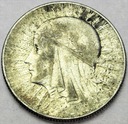 5 zł złotych 1933 Głowa kobiety Polonia SREBRO