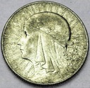 5 zł złotych 1934 Głowa kobiety Polonia SREBRO