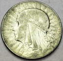 5 zł złotych 1934 Głowa kobiety Polonia SREBRO