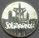 100000 zł złotych 1990 Solidarność TYP A SREBRO
