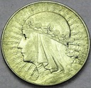10 zł złotych 1933 Głowa kobiety Polonia SREBRO