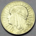 5 zł złotych 1933 Głowa kobiety Polonia SREBRO