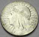 10 zł złotych 1932 Głowa kobiety Polonia SREBRO