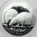 20 zł złotych 2011 Borsuk