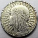 10 zł złotych 1932 Głowa kobiety Polonia SREBRO