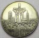 100000 zł złotych 1990 Solidarność TYP A SREBRO