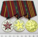 Rosja Szpanga 3 x Medal Order Za Służbę