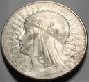 10 zł złotych 1932 Głowa kobiety Polonia SREBRO