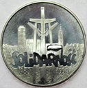 100000 zł złotych 1990 Solidarność TYP A SREBRO