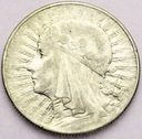 5 zł złotych 1933 Głowa kobiety Polonia SREBRO