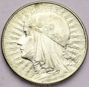 5 zł złotych 1933 Głowa kobiety Polonia SREBRO