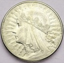 10 zł złotych 1932 Głowa kobiety Polonia ŁADNA