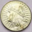 10 zł złotych 1933 Głowa kobiety Polonia ŁADNA