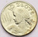 2 zł złote 1925 Kobieta i kłosy żniwiarka