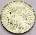 5 zł złotych 1933 Głowa kobiety Polonia SREBRO