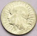 5 zł złotych 1932 Głowa kobiety Polonia SREBRO