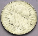 5 zł złotych 1933 Głowa kobiety Polonia SREBRO
