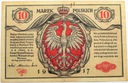 1917 10 Dziesięć Marek Polskich ser.A Generał