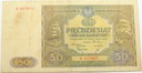 1946 50 zł pięćdziesiąt złotych, seria A