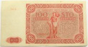 1947 100 zł złotych, seria D