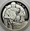 10 zł złotych 2001 Jan III Sobieski PÓŁPOSTAĆ