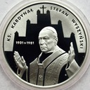 10 zł złotych 2001 Kardynał Stefan Wyszyński