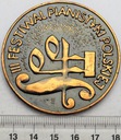 Medal Słupsk III Festiwal Pianistyki Polskiej