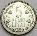 Litwa 5 Litów, Penki Litai 1925