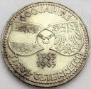 Austria 50 szylingów 1963 600 roczni. Tyrol SREBRO