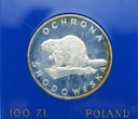 100 zł złotych 1978 Bóbr Ochrona Środowiska