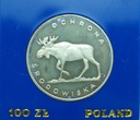 100 zł złotych 1978 Łoś Ochrona Środowiska