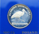 100 zł złotych 1982 Bocian Ochrona Środowiska