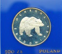 100 zł złotych 1983 Niedźwiedź Ochrona Środowiska