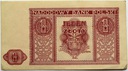 1946 1 zł jeden złoty