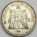 Francja 50 Franków 1977 SREBRO