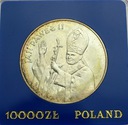 10000 zł złotych 1987 Jan Paweł II SREBRO