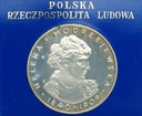 100 zł złotych 1975 Helena Modrzejewska SREBRO