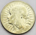5 zł złotych 1933 Głowa kobiety Polonia SREBRO