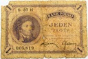 1919 1 zł Jeden Złoty Seria 37 H, RZADKI