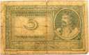 1919 5 mkp Pięć Marek Polskich seria M Głowacki