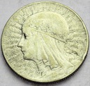 5 zł złotych 1932 Głowa kobiety Polonia SREBRO